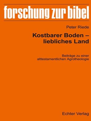 cover image of Kostbarer Boden--Liebliches Land